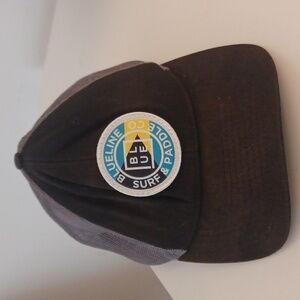 Blueline Surf & Paddle Co. Trucker Hat CAP BLACK/GRAY GUC